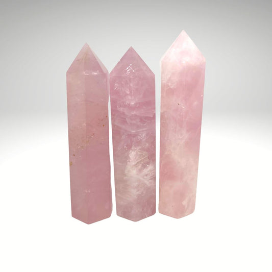 Rose Quartz Obelisk Crystal Tower