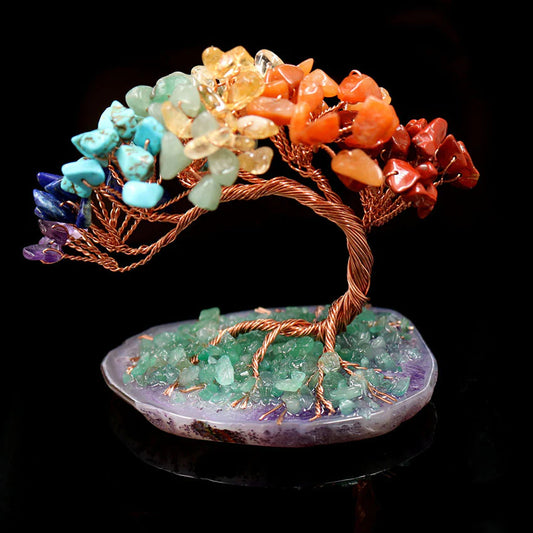 Chakra Bonsai Gemstone Tree