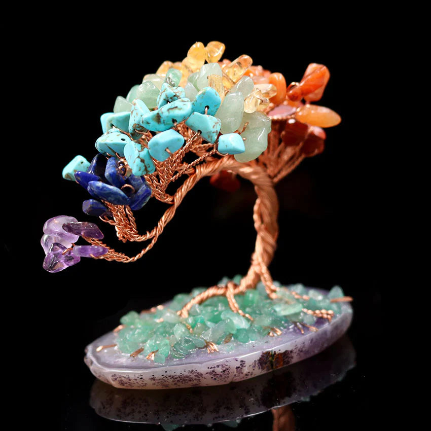 Chakra Bonsai Gemstone Tree
