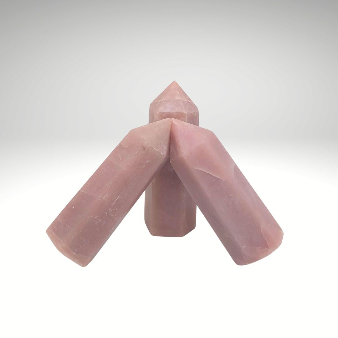Pink Calcite Obelisk Crystal Tower