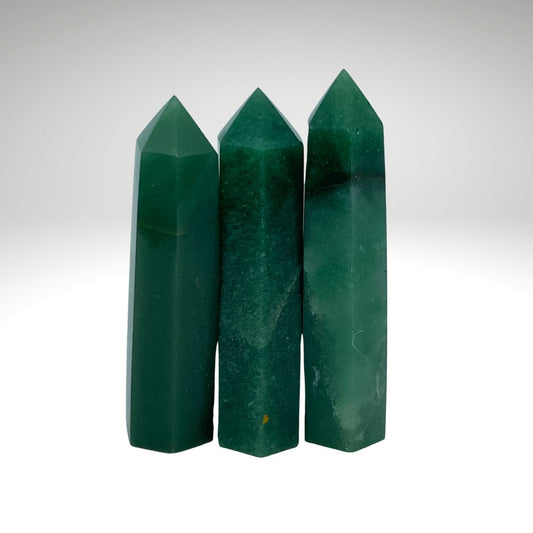 Green Aventurine Obelisk Crystal Tower