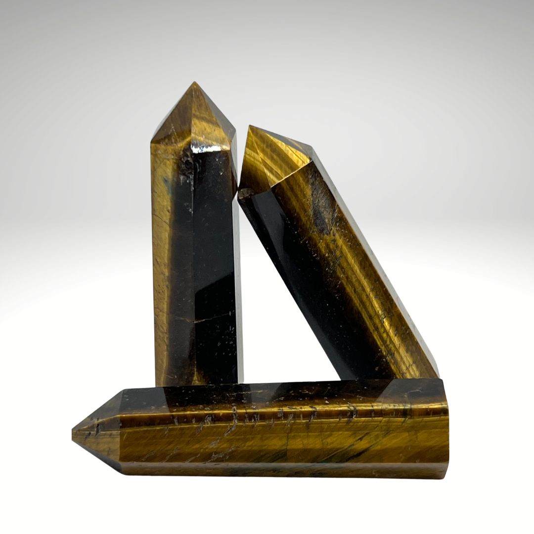 Tiger's Eye Obelisk Crystal Tower