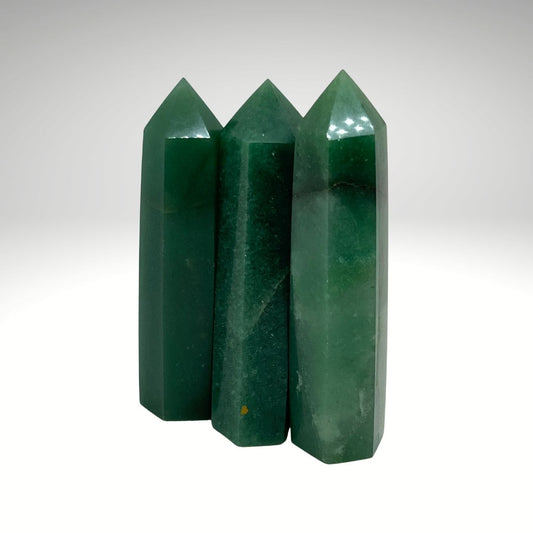 Green Aventurine Obelisk Crystal Tower