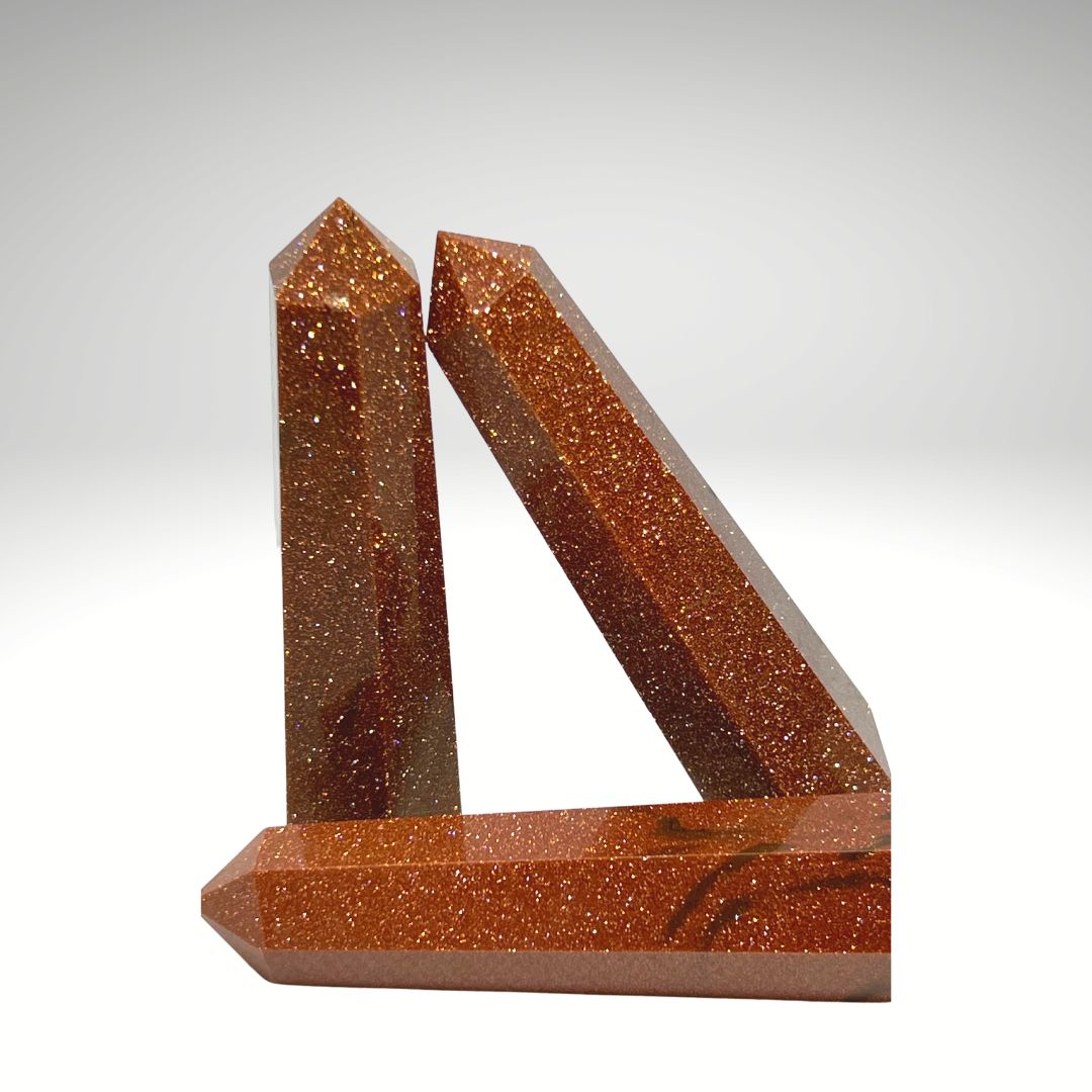 Goldstone Obelisk Crystal Tower