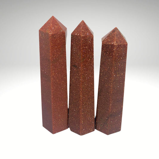 Goldstone Obelisk Crystal Tower