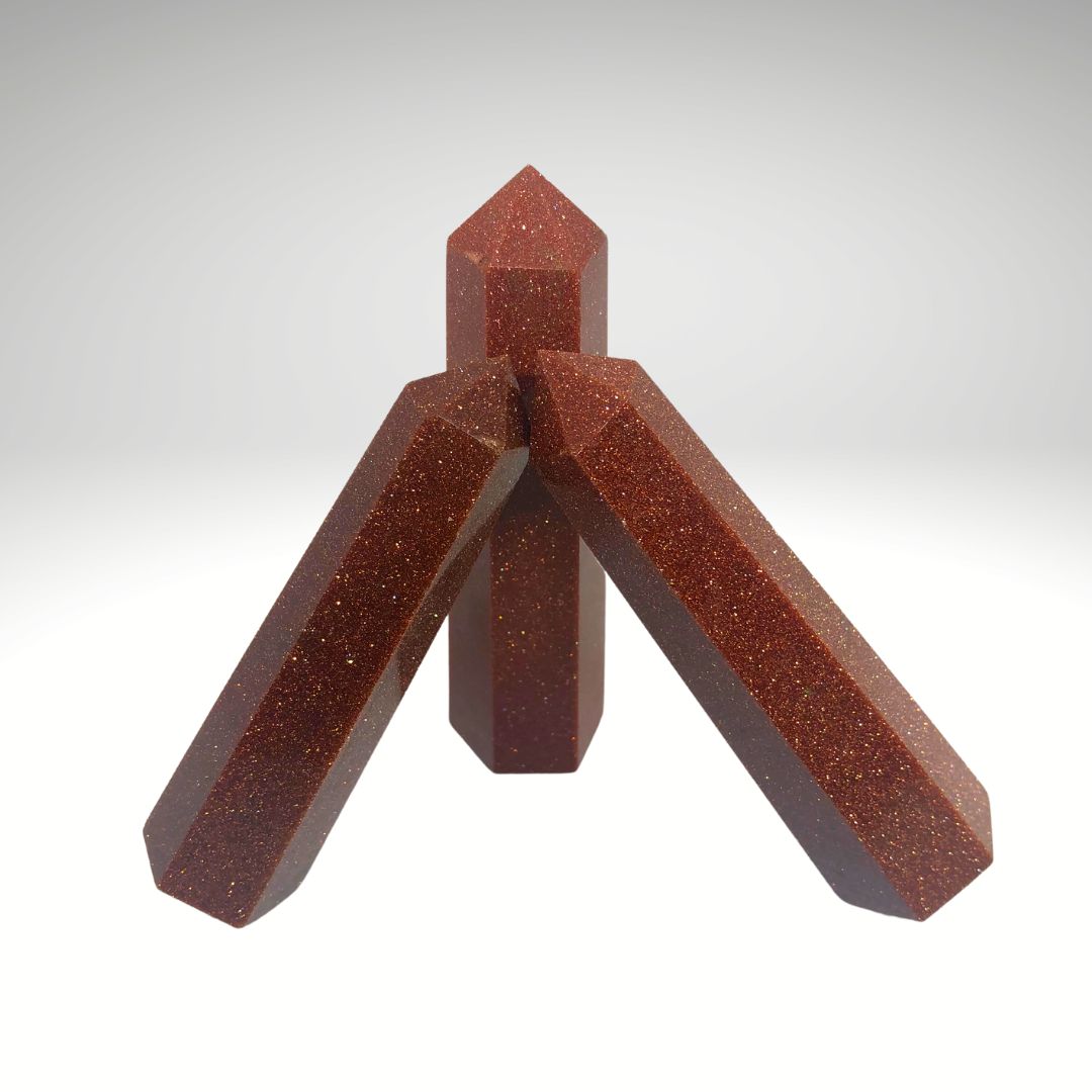Goldstone Obelisk Crystal Tower
