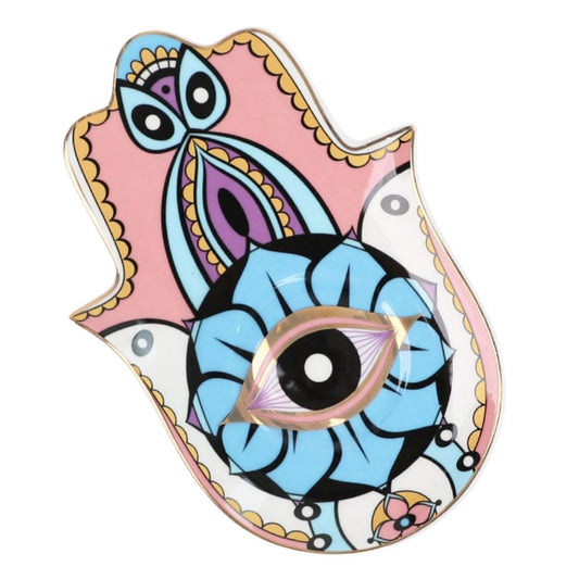 Evil Eye-Good Looking Eye Dish-Pink