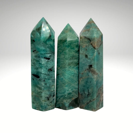 Blue Apatite Obelisk Crystal Tower