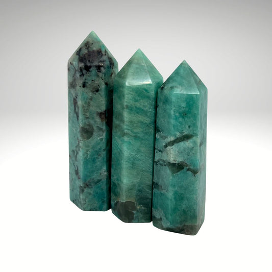 Blue Apatite Obelisk Crystal Tower