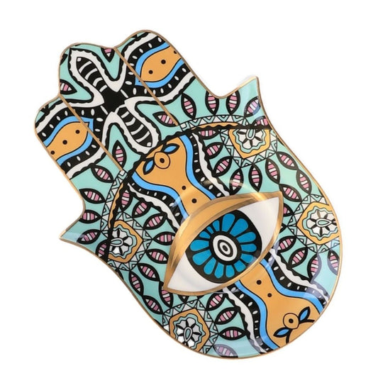 Evil Eye-Good Looking Eye Dish-Green