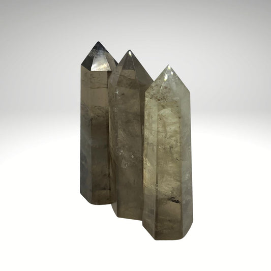 Smoky Quartz Obelisk Crystal Tower