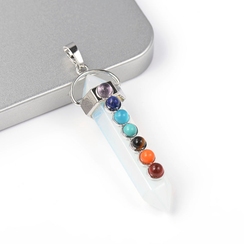 Chakras Necklace-Opal
