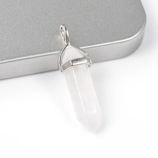 Clear Quartz Point-Necklace
