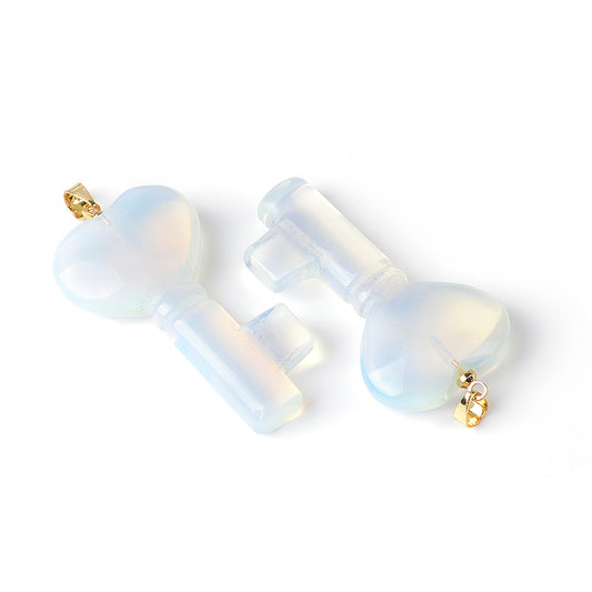 Opal Quartz Key-Necklace