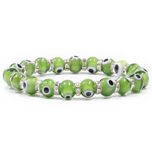 Evil Eye Bracelet - Green