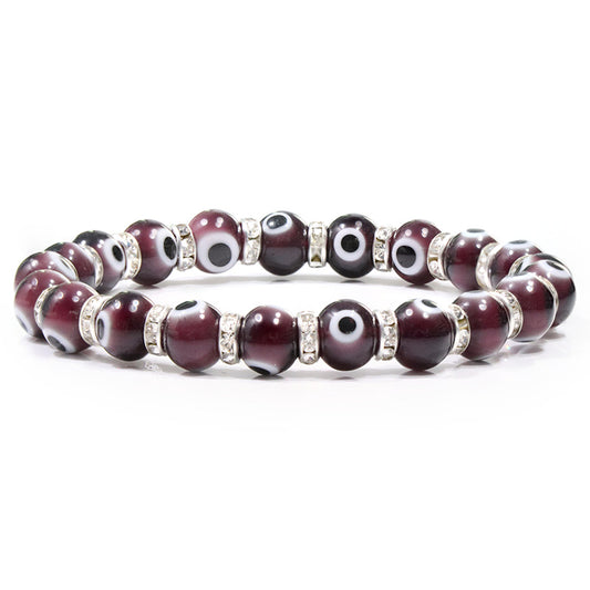 Evil Eye Bracelet - Purple