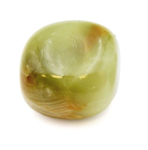 Green Calcite Single Stone