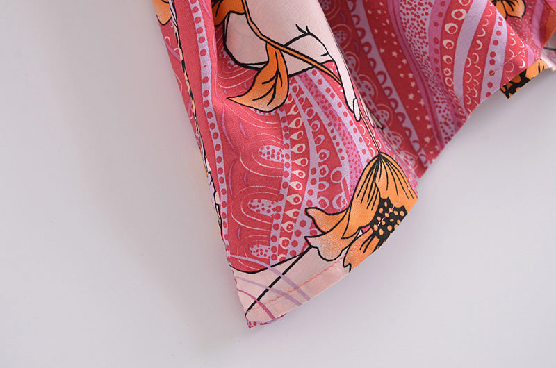 Pink Bohemian Moon Kimono