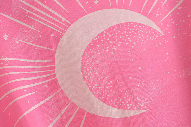 Pink Bohemian Moon Kimono