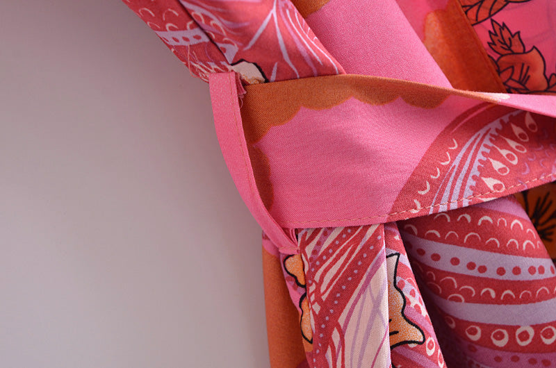 Pink Bohemian Moon Kimono