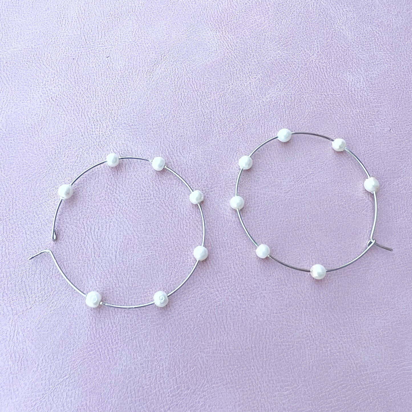 Pearl Hoop Earring
