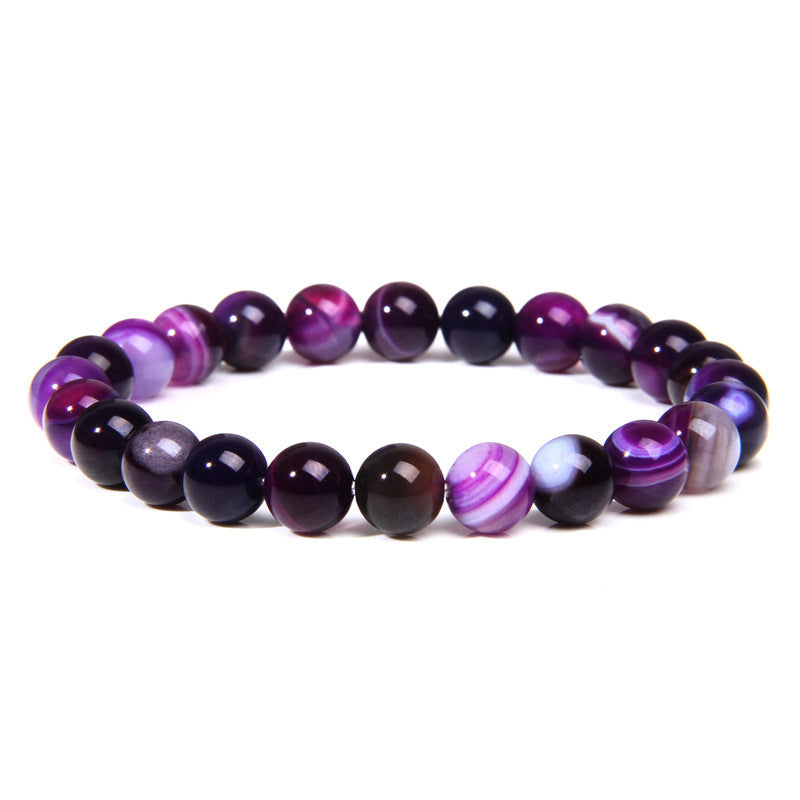 Purple Agate Bracelet