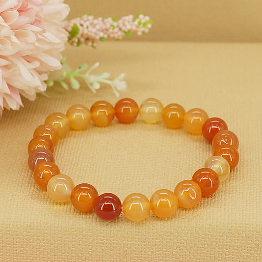 Orange Agate Bracelet