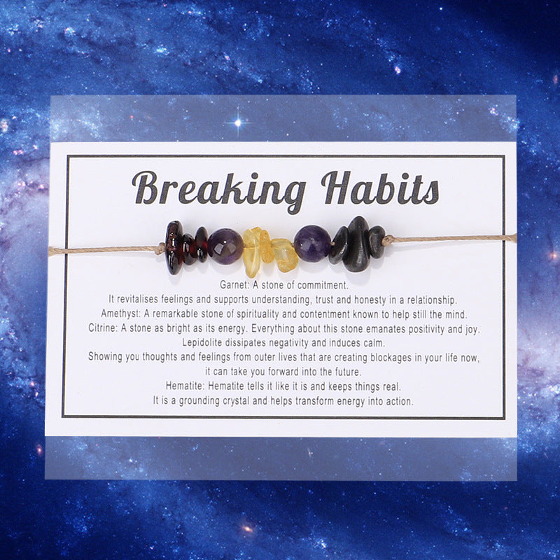 Energy Mantra Bracelet - Breaking Habits
