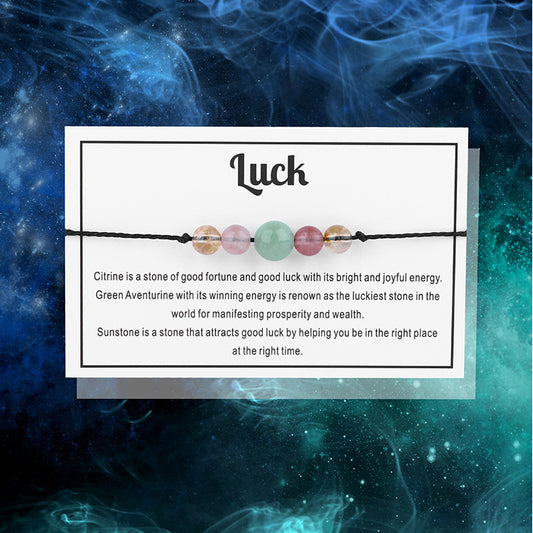 Energy Mantra Bracelet - Luck
