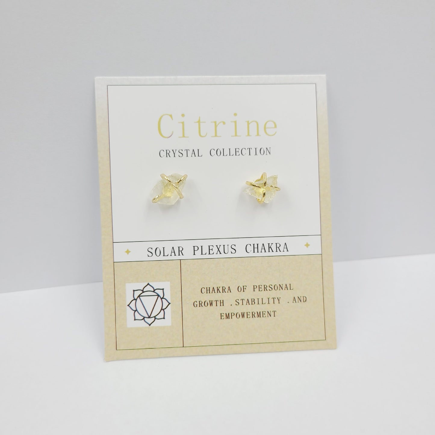 Birthstone Crystal Chakra Earrings