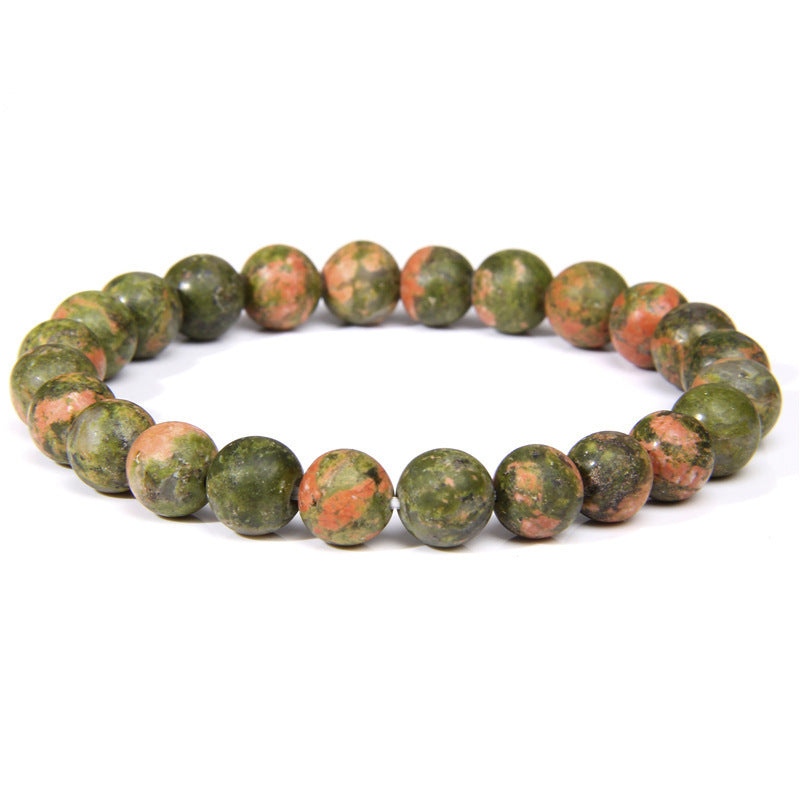 Gemstone Unakite Bracelet