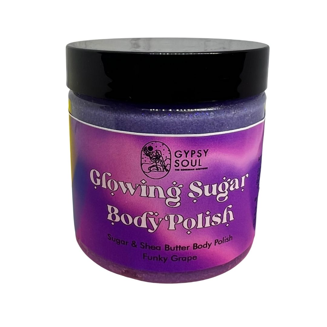 Glowing Sugar Body Polish - Funky Grape