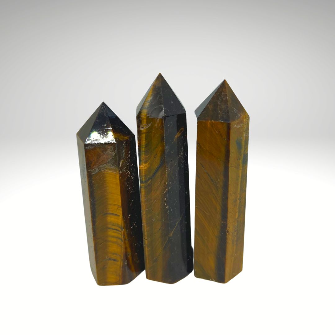 Tiger's Eye Obelisk Crystal Tower