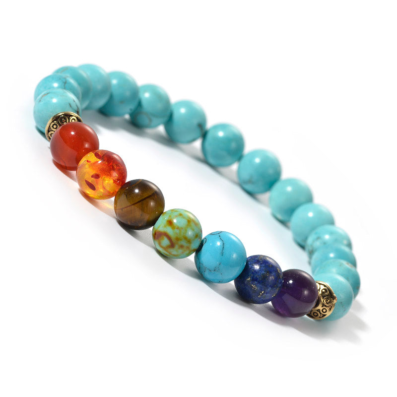 Lotus Chakra Blue Bracelet - Jewelry by Bretta