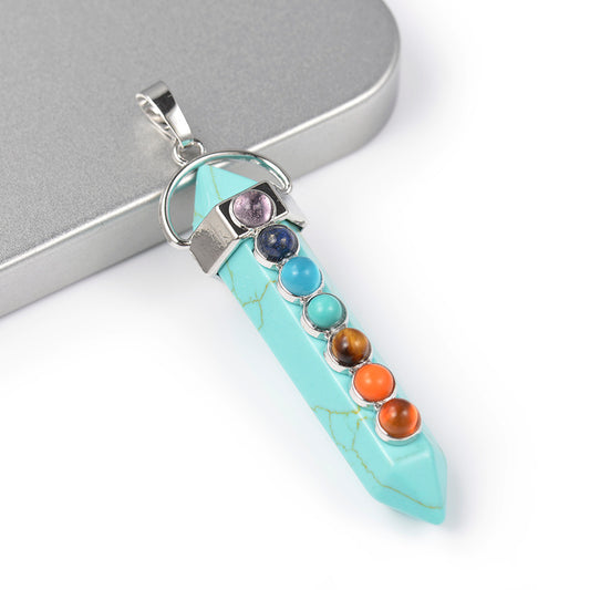 Chakras Necklace-Turquoise