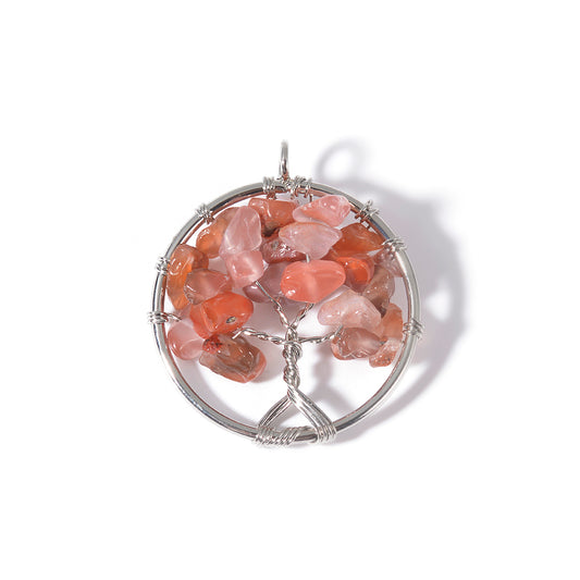 Tree of Life Necklace - Carnelian