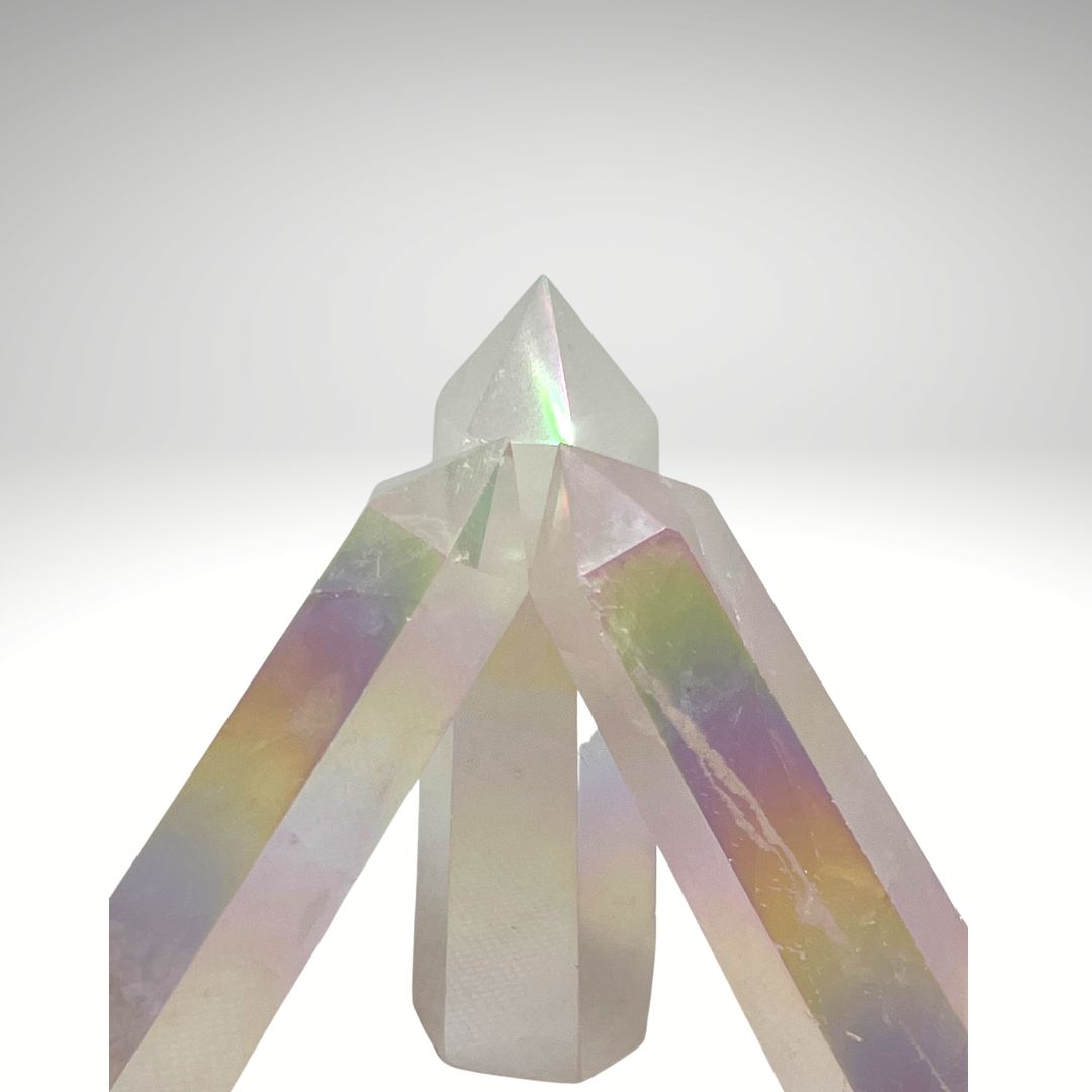 Aura Opalite Obelisk Crystal Tower